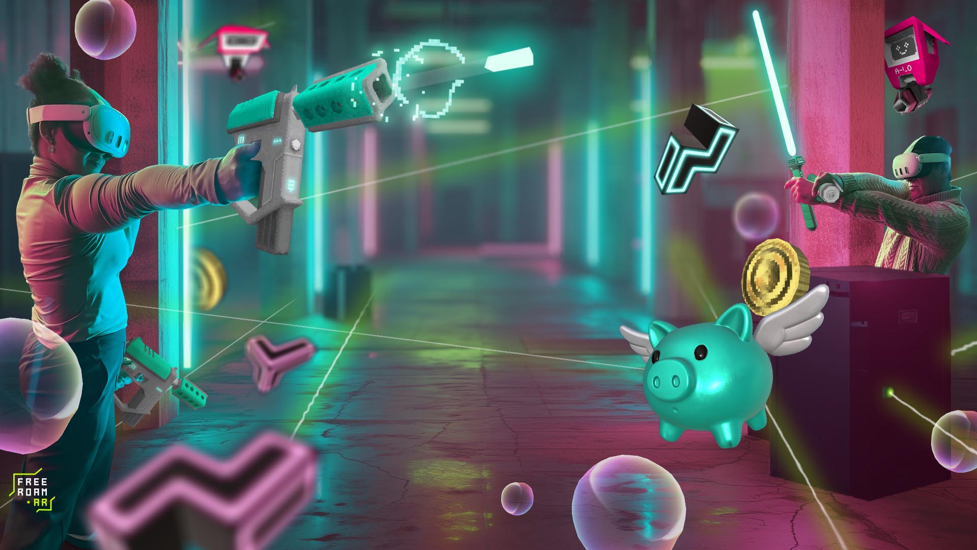 Laser Limbo augmented reality battle game